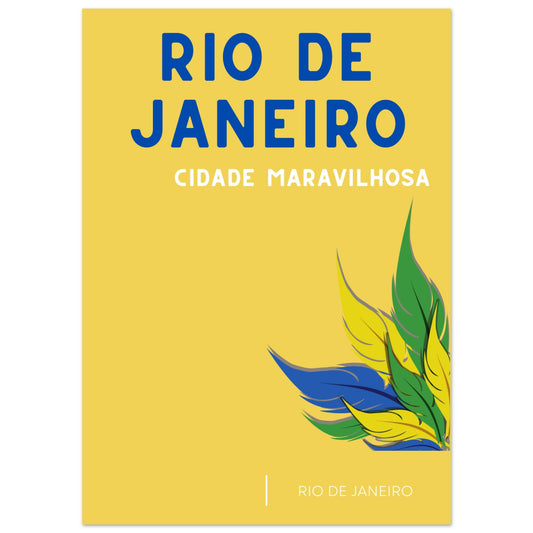 Affiche de la ville de RIO DE JANEIRO Premium