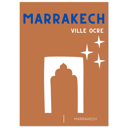 Affiche de la ville de MARRAKECH Premium